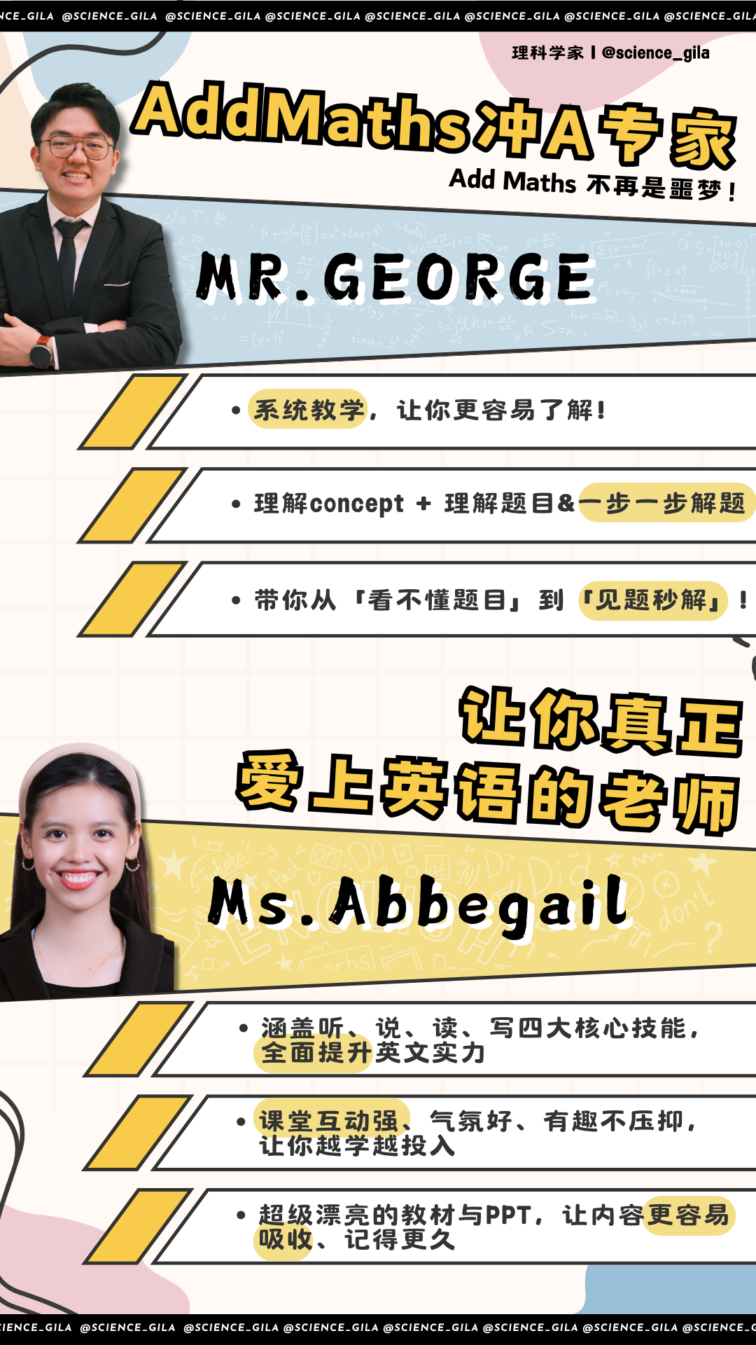 Mr. George · Ms. Abbegail